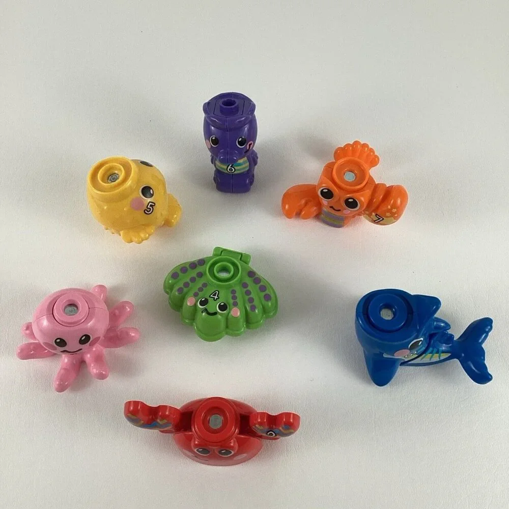 VTech Jiggle & Giggle Fishing Set Smart Pole Sea Creatures Learning Toy Bobber A
